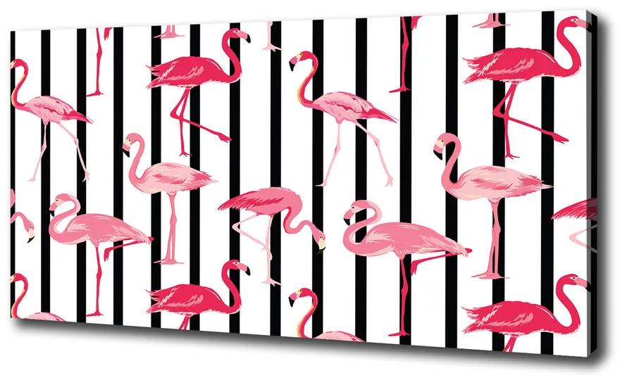 Pictură pe pânză Baruri flamingos