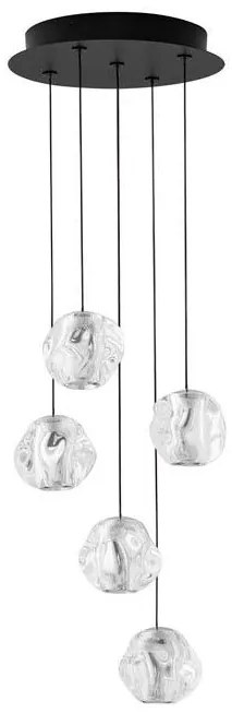 Lustra cu 5 pendule LED design modern IFOS
