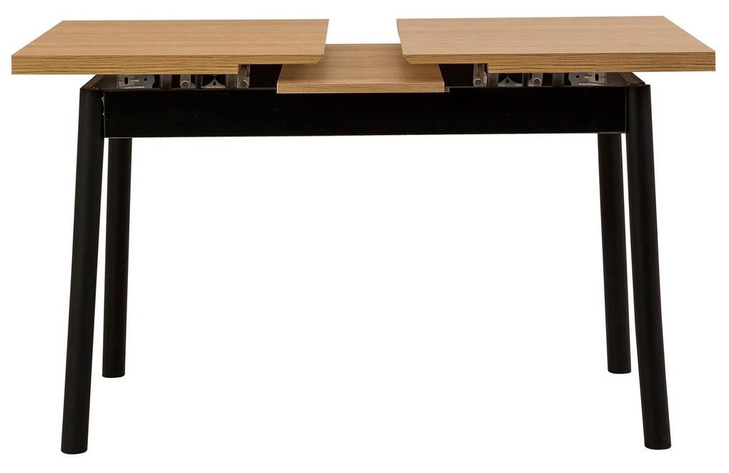 Set mobilier sufragerie Duvasa 24 (negru) (pentru 4 persoane). 1093795