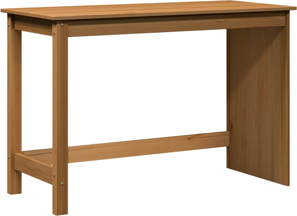 vidaXL Birou Maro miere 112 x 50 x 75 cm Lemn de pin masiv