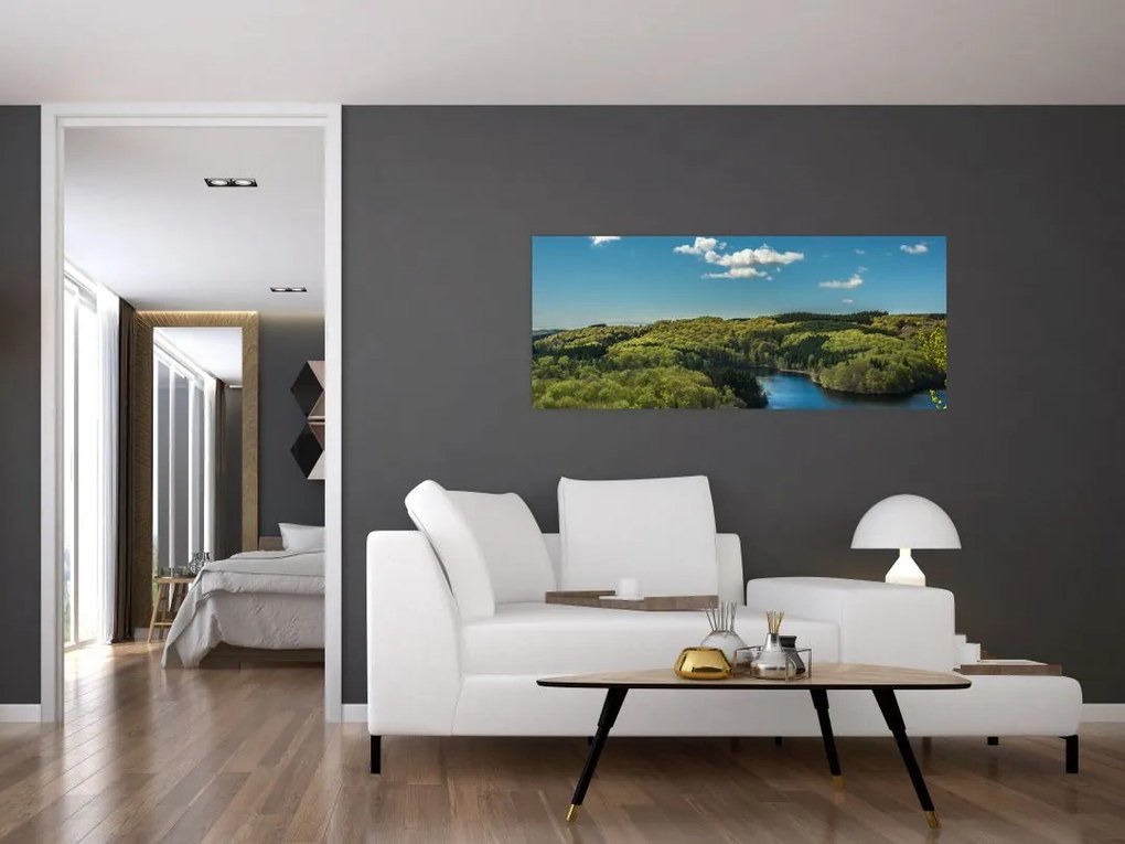 Tablou - Lac montan (120x50 cm)