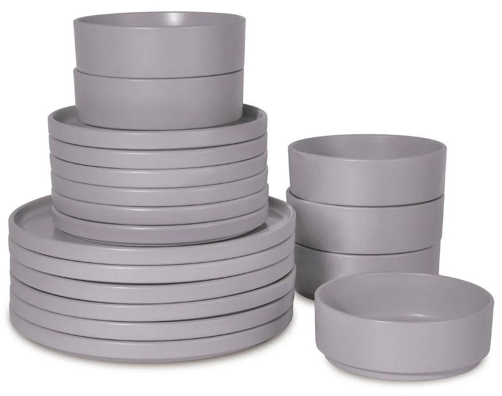 Set farfurii 18 piese Taupe Berlinger Haus BH 10006