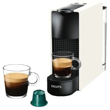 Aparat de cafea cu capsule Krups NESPRESSO Essenza mini 1310W/230V alb