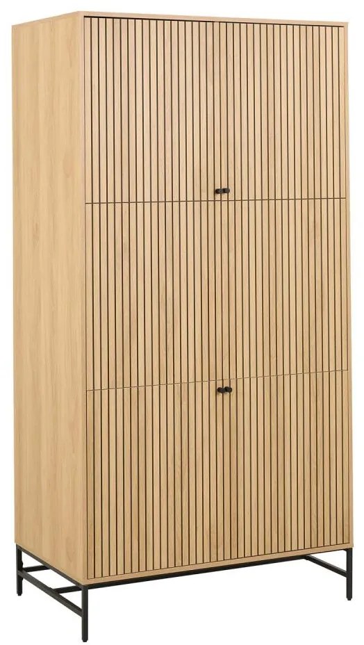 Dulap pentru haine OLIVIA 99x200 cm, stejar