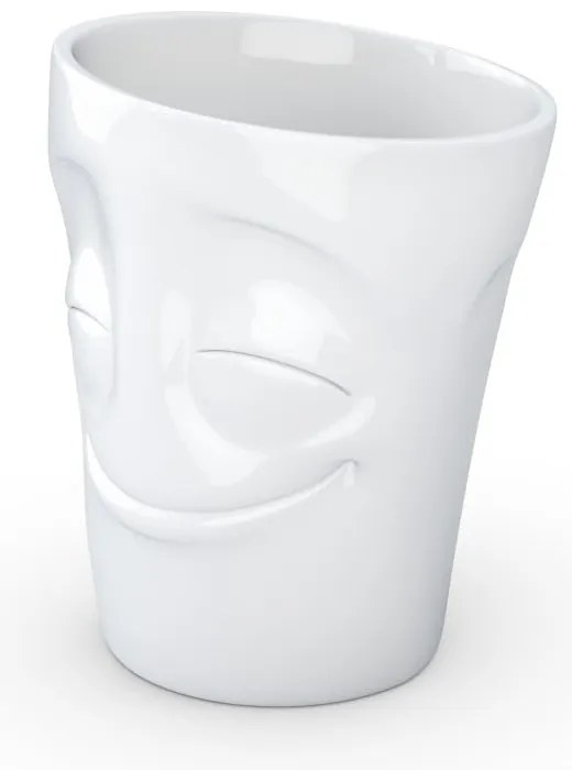 Cană cu toartă din porțelan 58products, 350 ml, alb