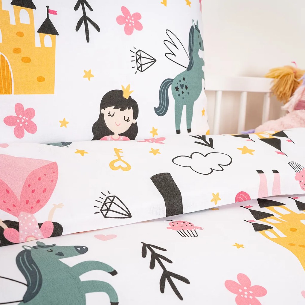 Lenjerie de pat din bumbac pentru copii 4Home Fairytale Dream, 100 x 135 cm, 40 x 60 cm, 100 x 135 cm, 40 x 60 cm