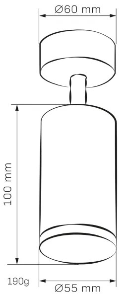 Spot pentru baie LED RGBW dimabil TURYN 1xGU10/6W/230V IP44, negru