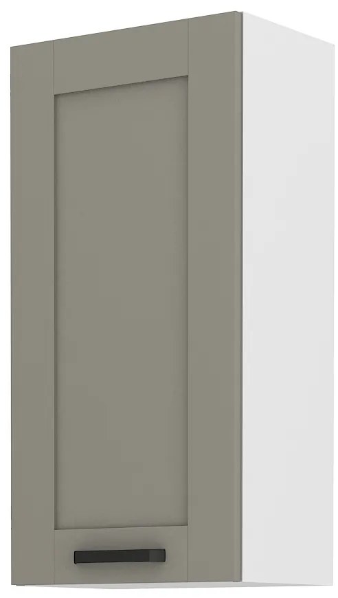 Dulap superior de bucătărie Lucid 45 G 90 1F (claygrey + alb). 1045458