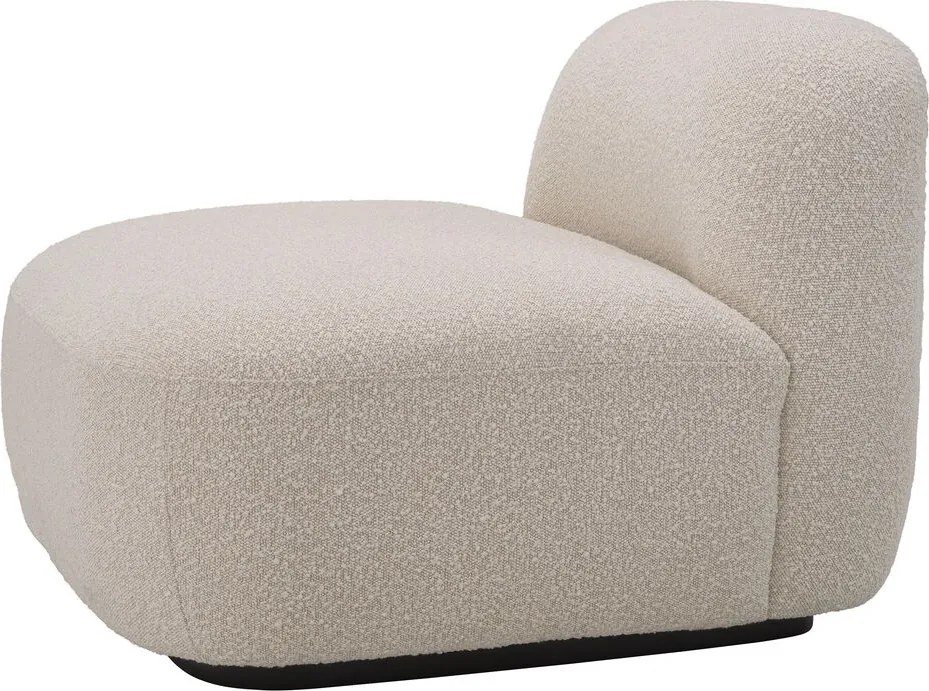 Fotoliu design modern LUX Bjorn, boucle crem 115336 HZ