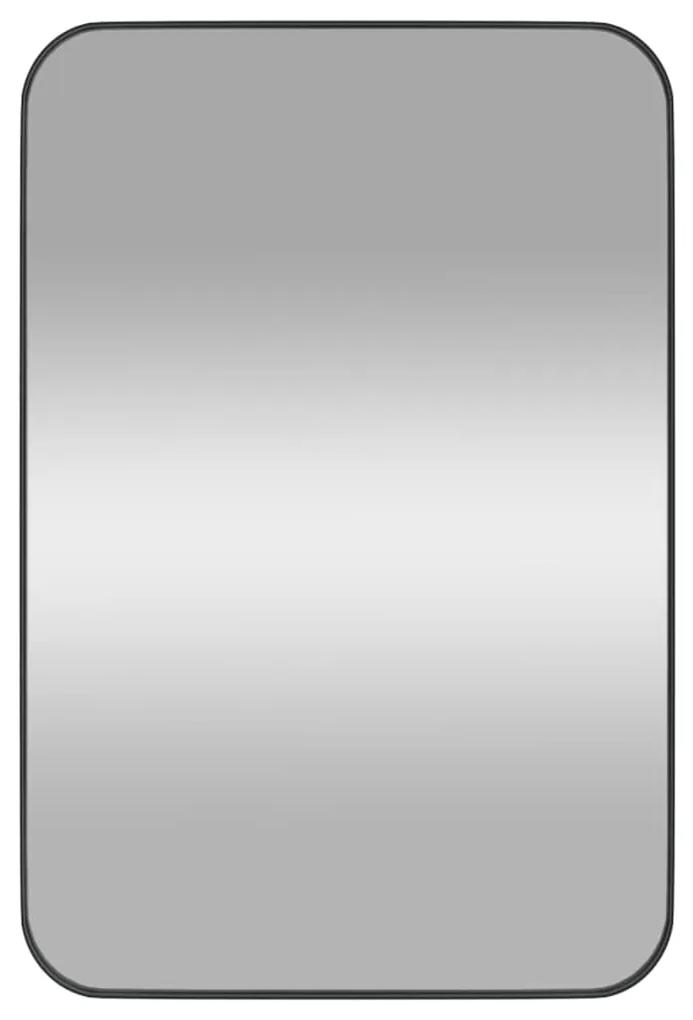 Oglinda de perete, negru, 40x60 cm, dreptunghiulara 1, Negru, 40 x 60 cm