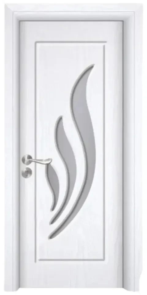Usa Interior din MDF Novo Doors ND310, Cadru din Lemn Masiv, Geam Sablat, KIT COMPLET, Toc , Manere si balamale incluse (Culoare: Stejar Auriu,
