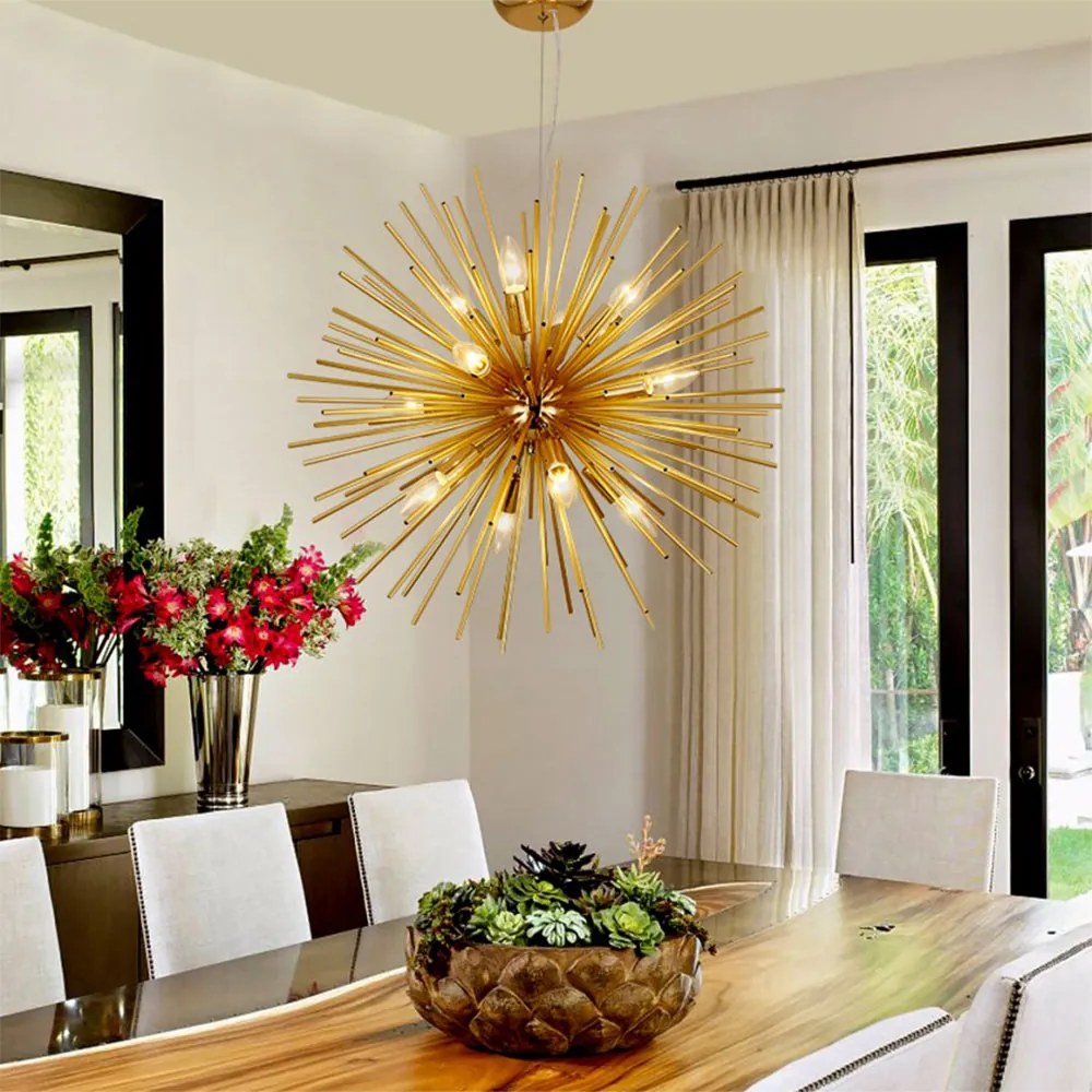 Candelabru Blaze, 70x70x66 cm, 12xe14, 40 w, metal, bronz