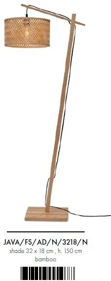 Lampadar eco din bambus Java S nat/32x18, nat
