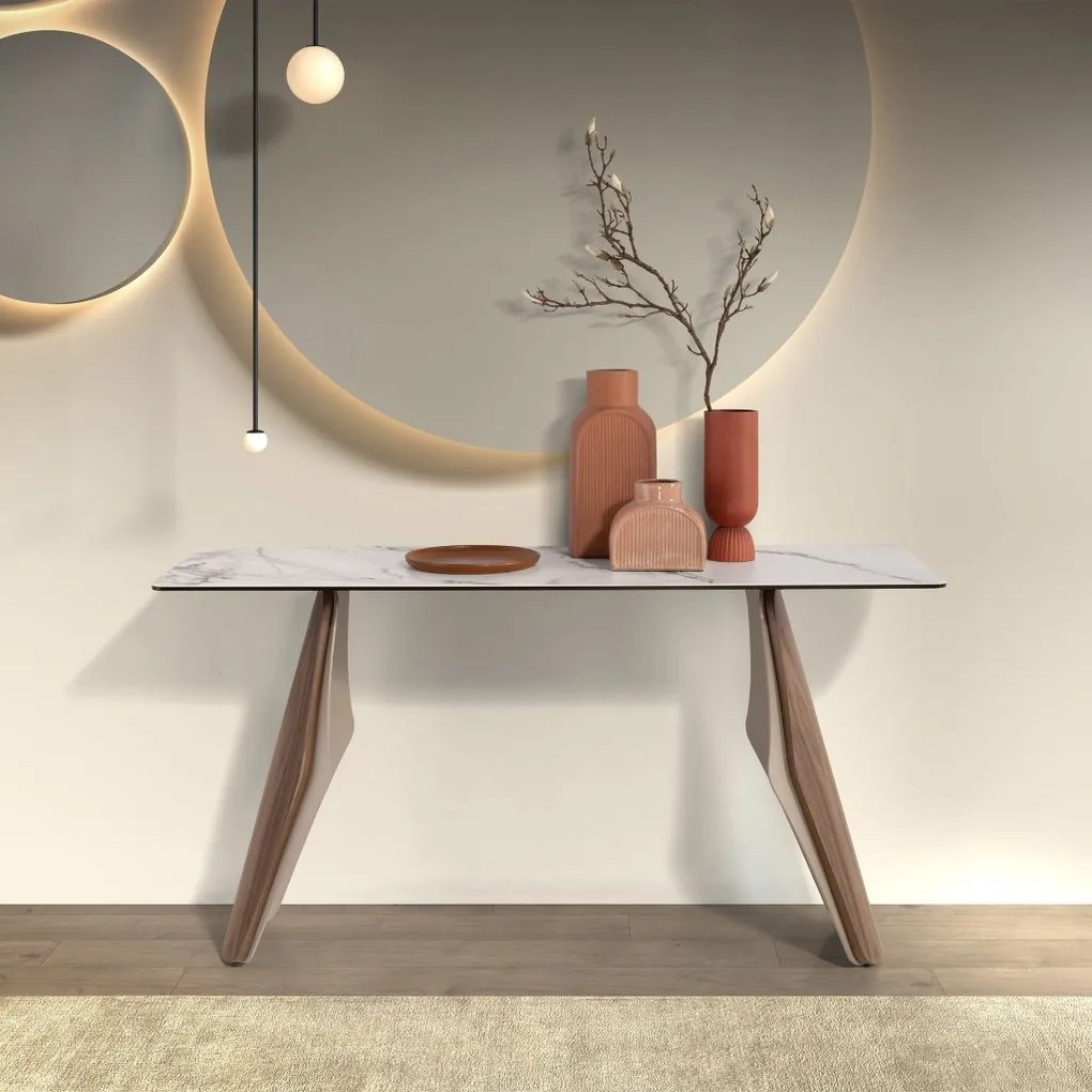 Consola design LUX Porcelain Marble