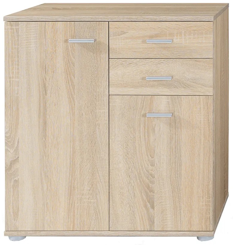 Comoda 2-2T2S, stejar sonoma, TAMPA