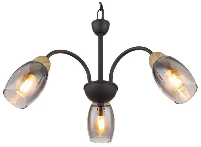 Lustra 3L design modern Gerly negru