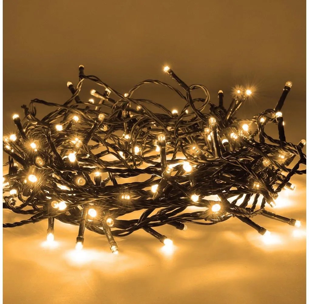 Brilagi - Ghirlandă de Crăciun LED pentru exterior 200xLED/8 funcții 23 m IP44 alb cald