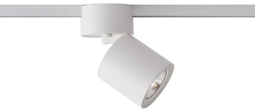 Spot modern alb pentru sistem de șină monofazat GU10 70mm - Iconic Roto