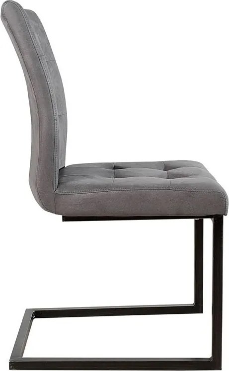 Set de 2 scaune design industrial style, Oxford gri A-36962 VC