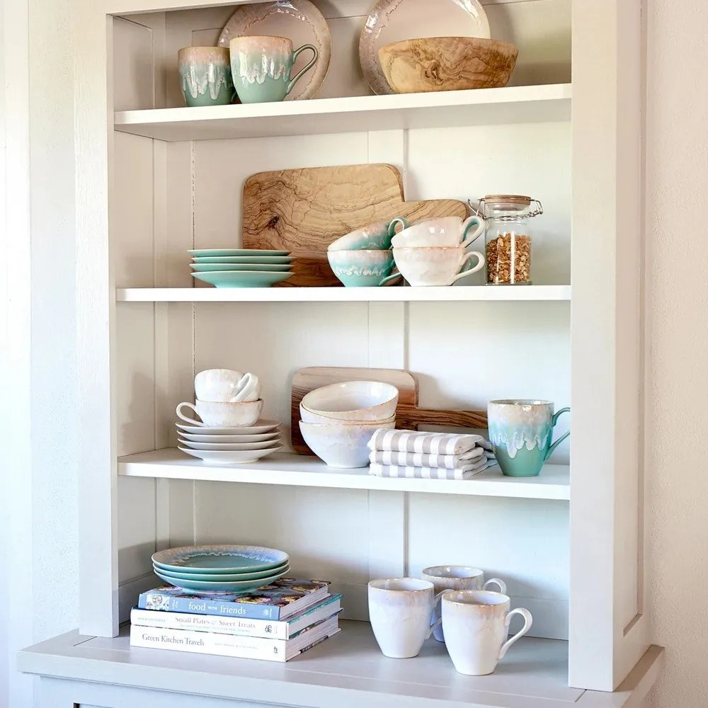 Cană din gresie ceramică Casafina Taormina, 400 ml, turcoaz