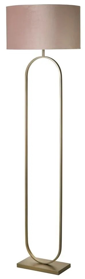 Lampadar/Lampa de podea decorativa Modish bronz/roz