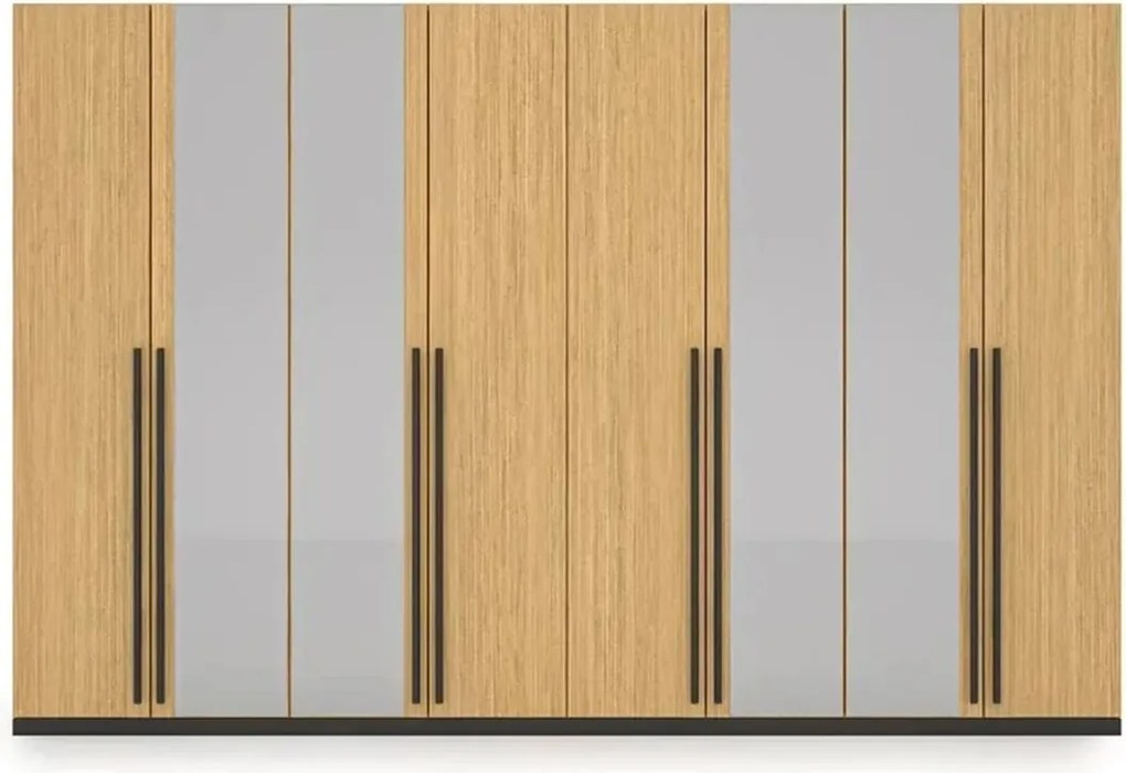 Dulap lemn masiv Marquesa 6 usi, 270 × 238 × 62 cm