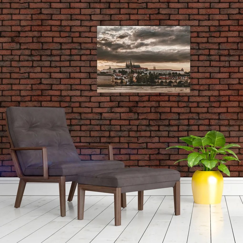 Tablou Castelului Praga în amurg (70x50 cm)
