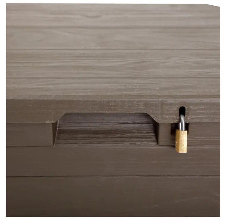 Cutie de depozitare pentru grădină maro închis Woodys – Toomax