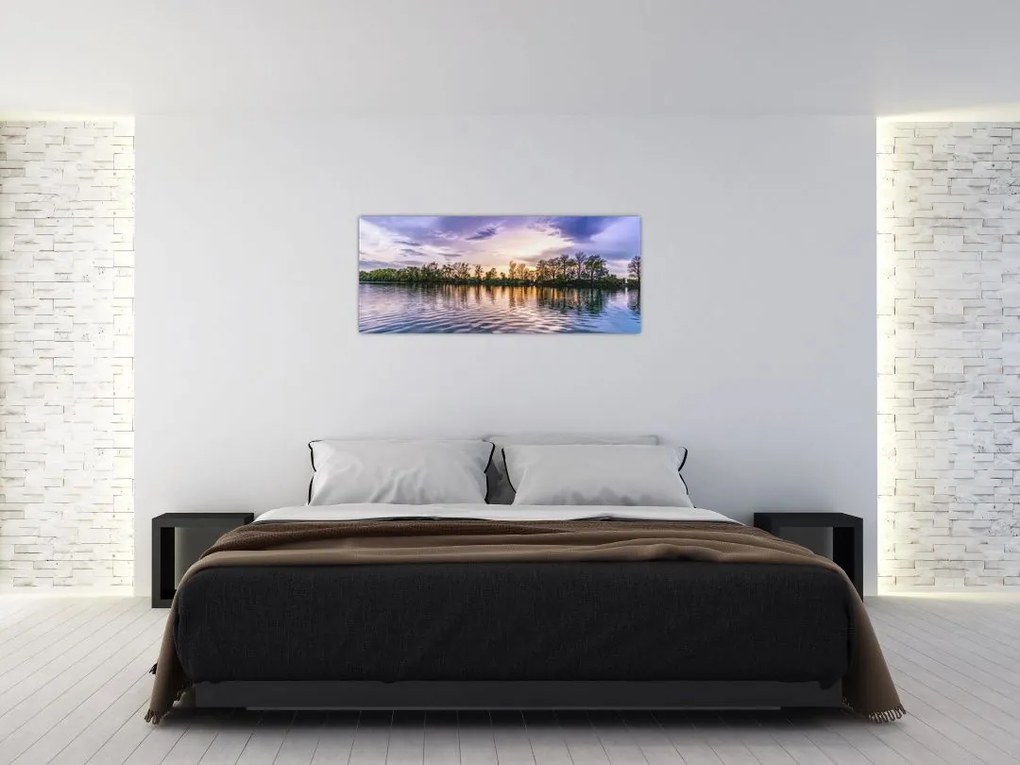 Tablou cu lac (120x50 cm)