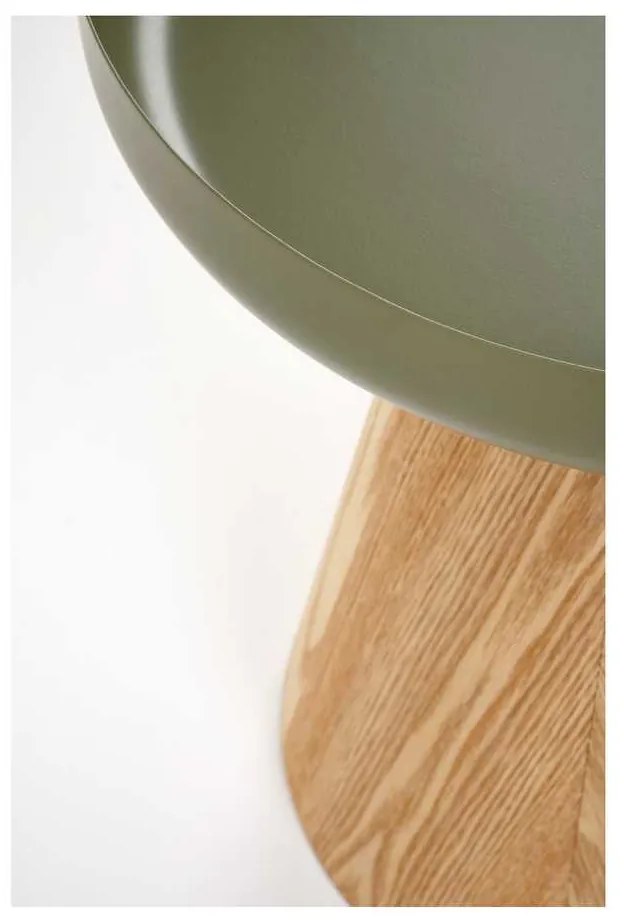 Măsuță de cafea Dunham, verde / lemn