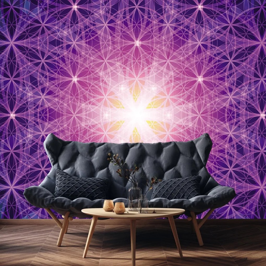 Fototapet - Energia violet (147x102 cm)