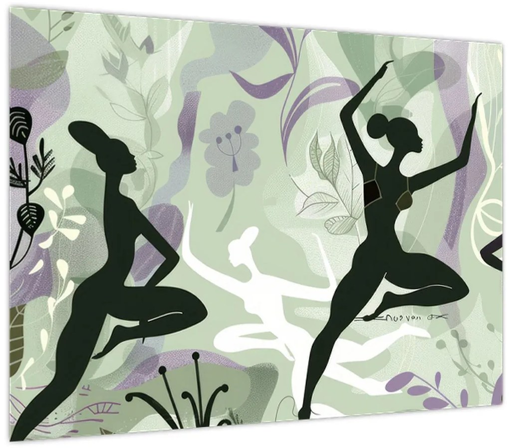 Tablou - Ilustrație de dansatori (70x50 cm)