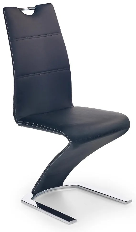 Scaun de bucaterie Lindsey, negru