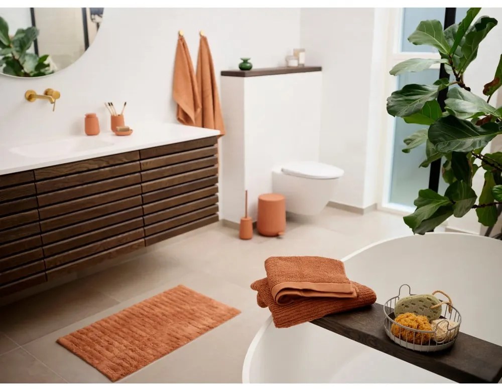 Prosop galben din bumbac din frotir 50x70 cm Classic – Zone