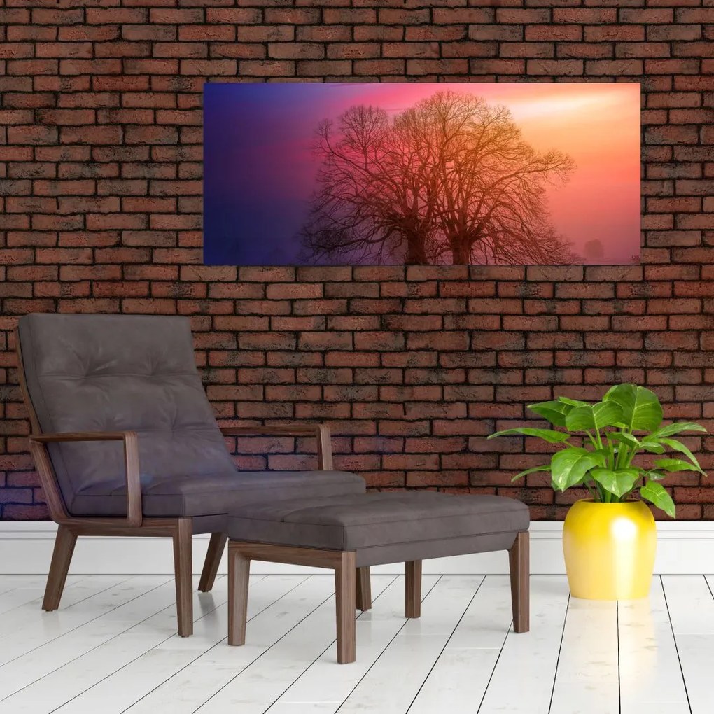 Tabloul pomilor în ceață (120x50 cm)