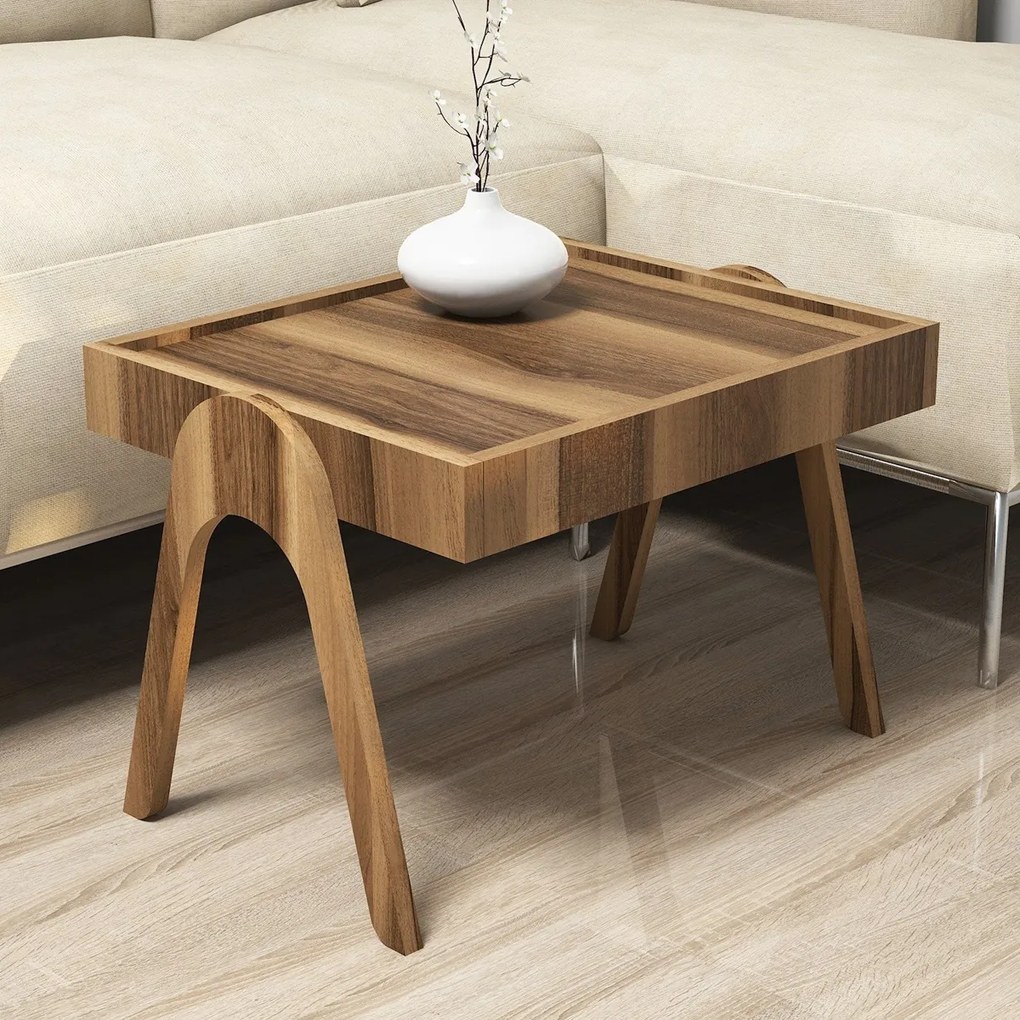 Masă pliantă Roma Walnut, 3 buc