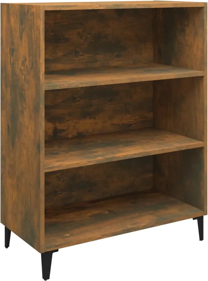 vidaXL Servantă, stejar fumuriu, 69,5x32,5x90 cm, lemn prelucrat