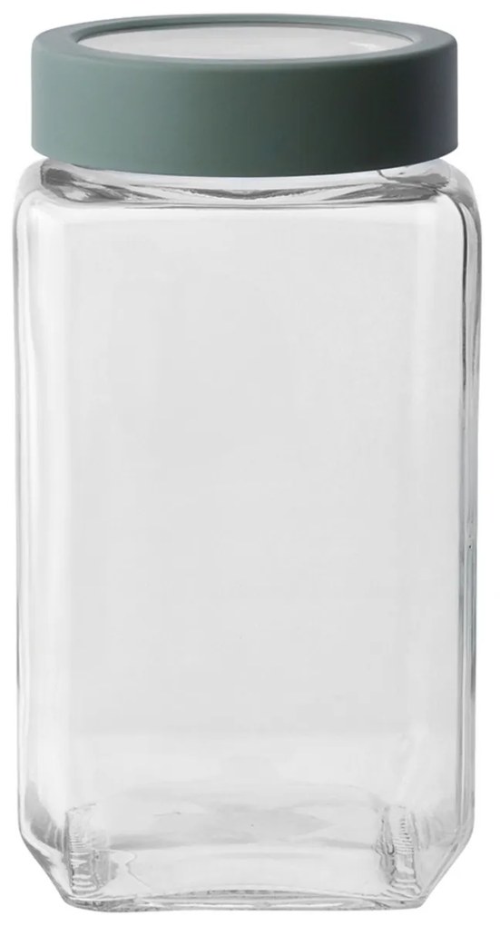 Altom Cutie din sticlă cu capac, 1 l, verde, 1000 ml