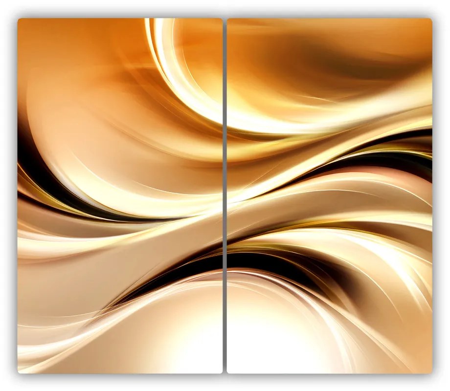 Tocator din sticla valuri abstracte