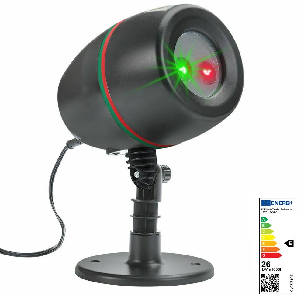Proiector laser pentru Craciun cu 8 modele