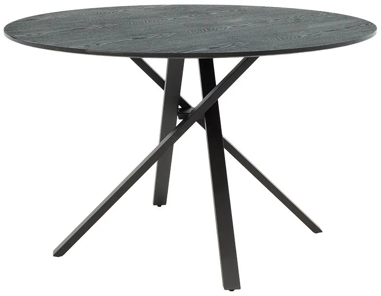 Masa rotunda Cerco MDF negru D120x75cm