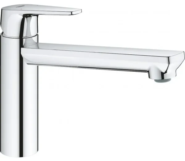 Baterie bucatarie cu pipa rotativa, Grohe BauEdge, crom, 31693000