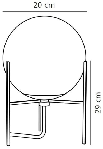 Lampă de masă Nordlux ALTON 1xE14/15W/230V