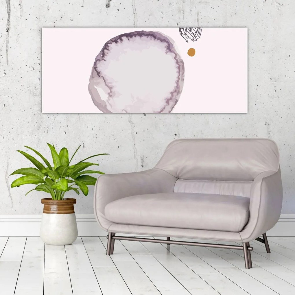 Tablou - Minimalism violet N⁰4 (120x50 cm)