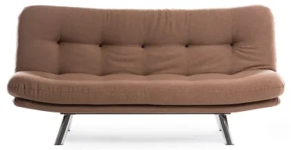Canapea extensibilă BINA, 2 locuri, maro deschis