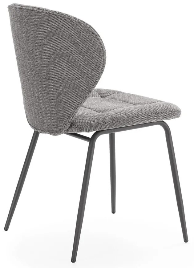 Scaune de dining gri 2 buc. Maori – Marckeric