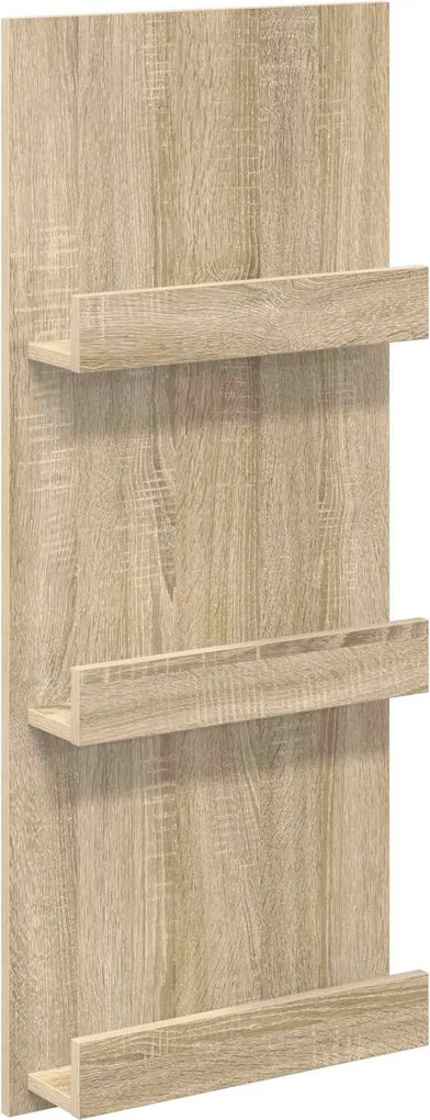 vidaXL Raft pentru reviste cu raft Stejar Sonoma 43 x 11 x 102 cm