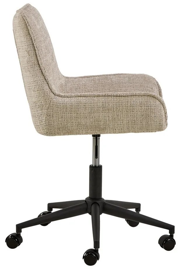 Scaun de birou bej Eddie – Actona