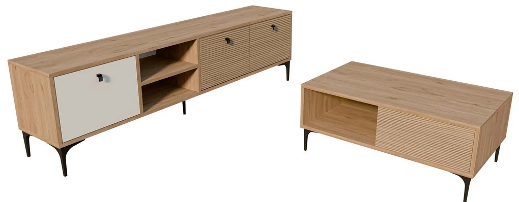 Set mobilier living Settle 1 (stejar). 1108069