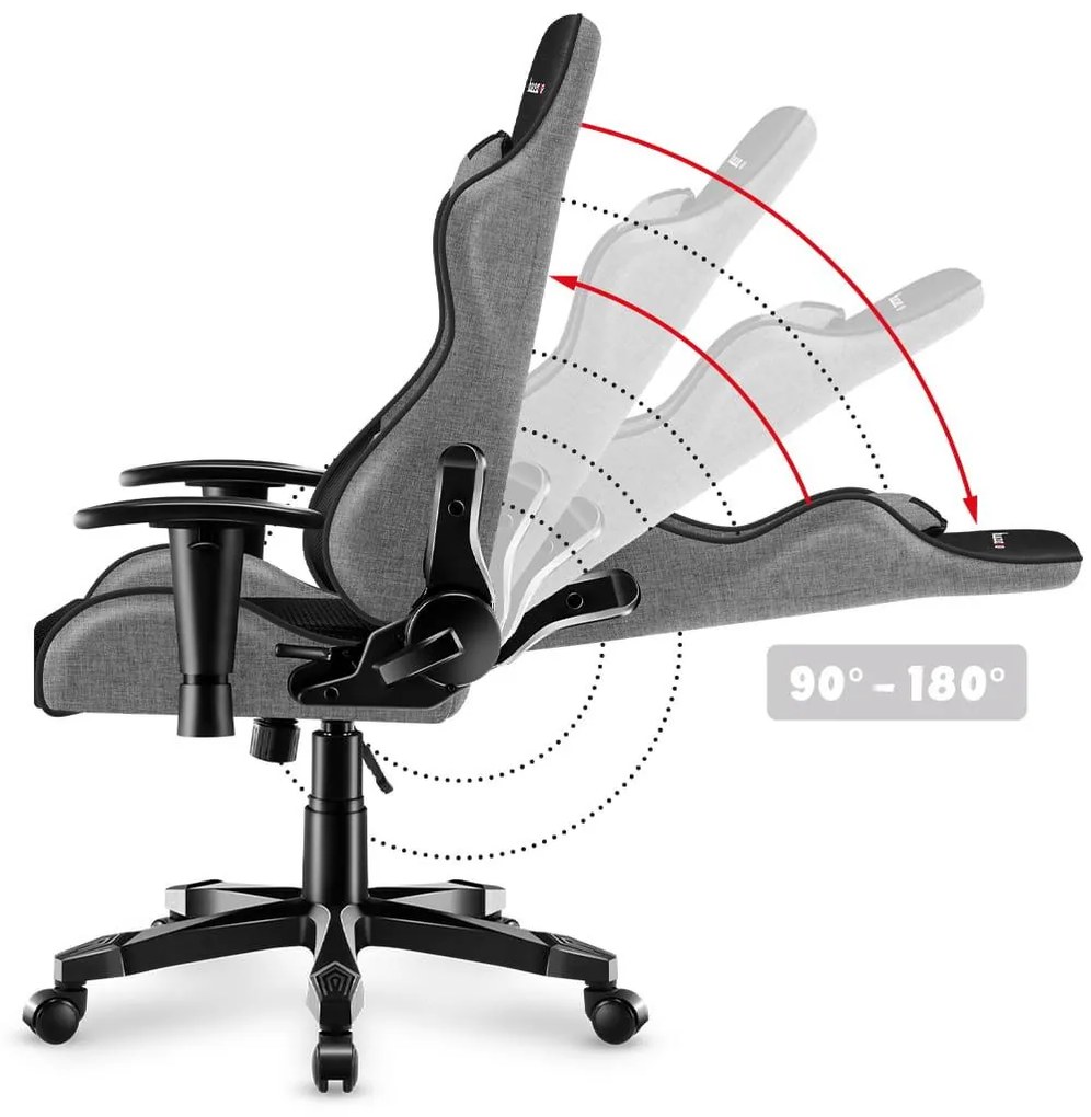 Scaun gaming pentru copii Rover 6 (negru + gri). 1087545
